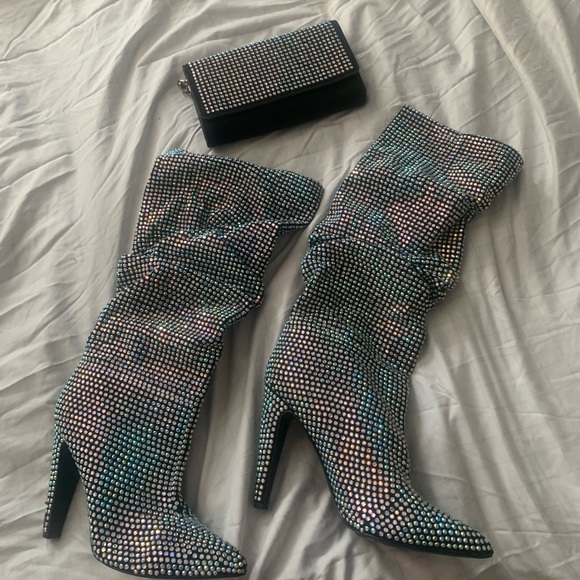 Steve Madden boots 👢 + purse - Picture 2 of 8